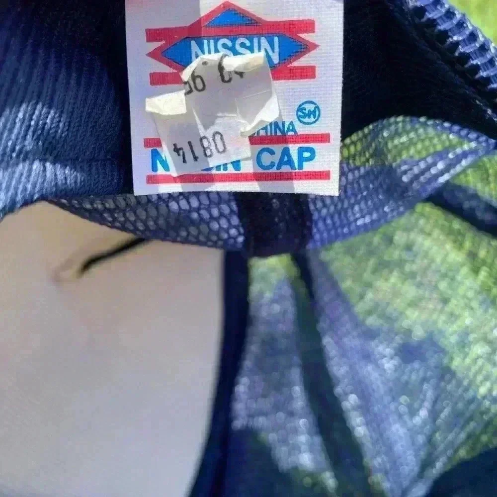 Nissin Chicago Trucker Hat Blue Adjustable